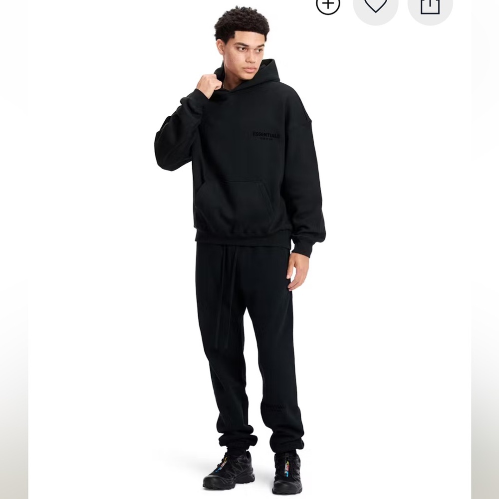 Fear of God Essentials Hoodies black M L - Picture 2 of 8